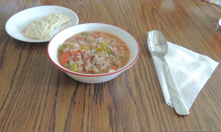 Stuffed pepper soup recipe