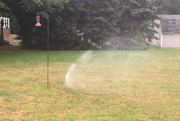 Watering Lawns Sprinkler